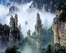 張家界國家森林公園、天門山、寶峰湖5天